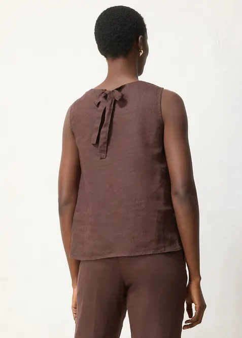 Top in puro lino, bonprix