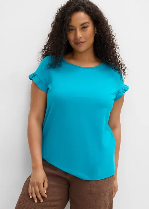 T-shirt in puro cotone, bonprix