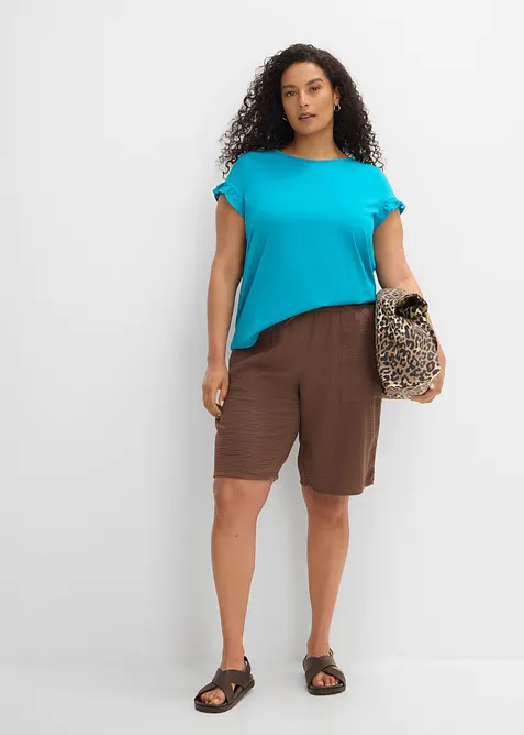 T-shirt in puro cotone, bonprix