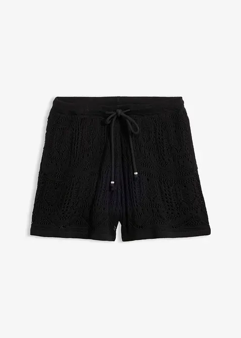 Shorts traforati in misto cotone, bonprix