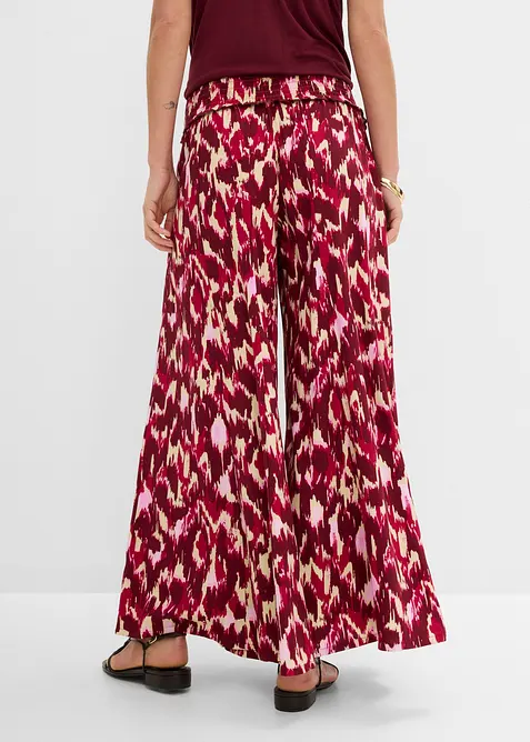 Pantaloni a palazzo in viscosa fluida, bonprix