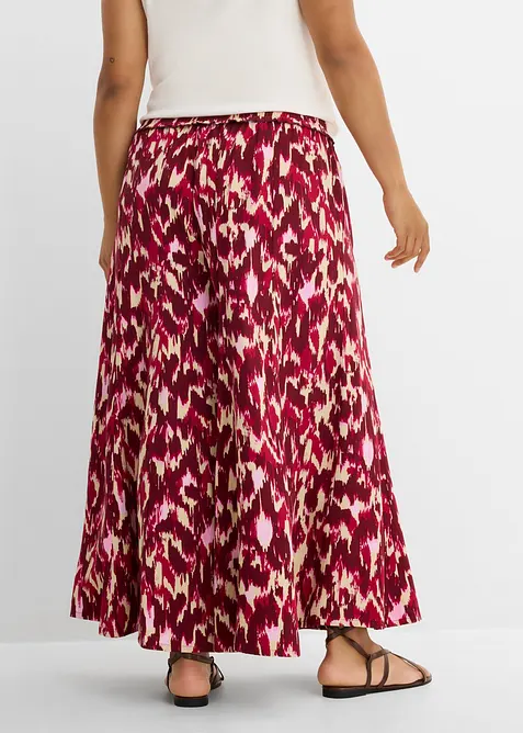 Pantaloni a palazzo in viscosa fluida, bonprix