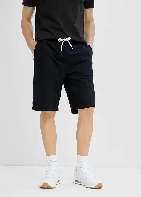 Bermuda in felpa loose fit (pacco da 2), bonprix