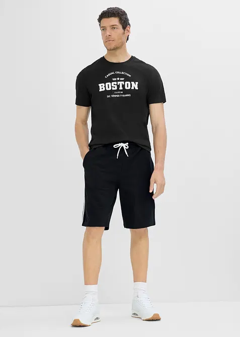 Bermuda in felpa loose fit (pacco da 2), bonprix