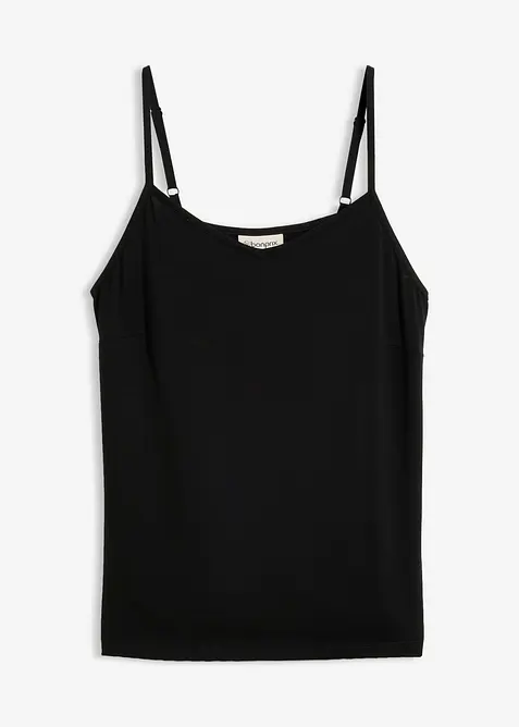 Top con spalline sottili in misto lyocell fluido, bonprix