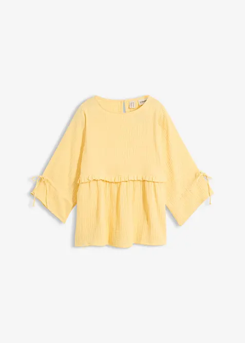 Blusa in mussola vaporosa, bonprix