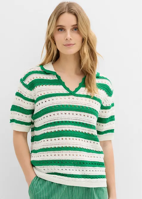 T-shirt in maglia oversize, bonprix