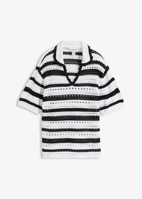 T-shirt in maglia oversize, bonprix