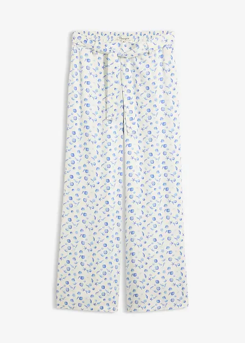 Pantaloni con elastico in vita in pura viscosa, bonprix