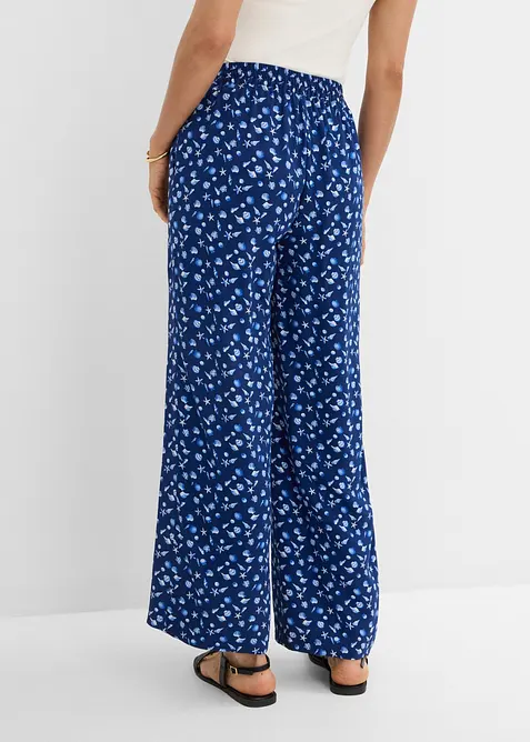 Pantaloni con elastico in vita in pura viscosa, bonprix