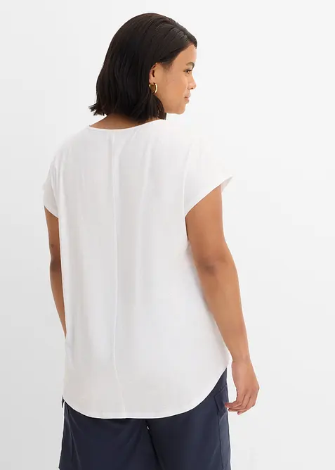 Maglia lunga in puro cotone biologico, bonprix