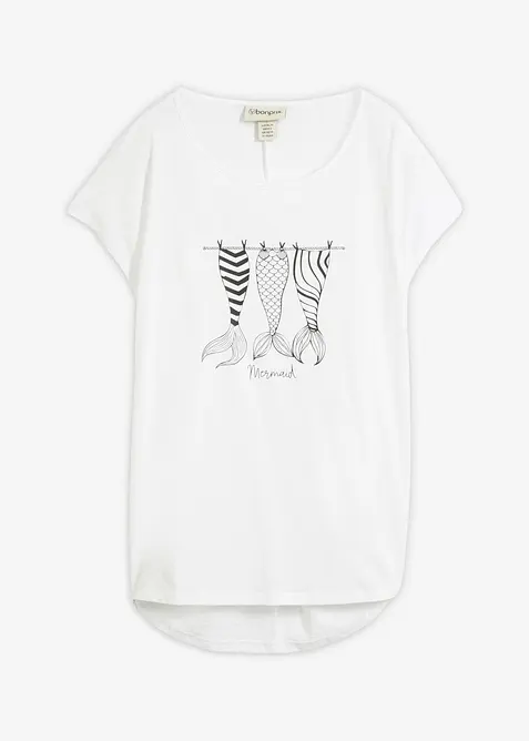 Maglia lunga in puro cotone biologico, bonprix