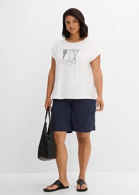 Maglia lunga in puro cotone biologico, bonprix