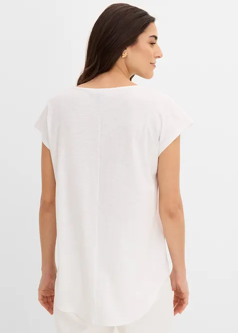 Maglia lunga leggera in puro cotone biologico, bonprix
