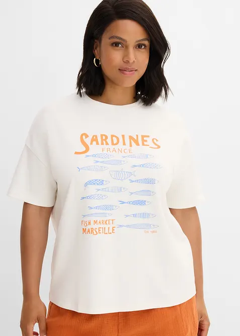 T-shirt in cotone biologico pesante, bonprix