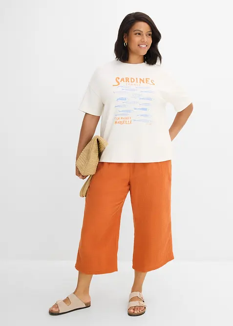 T-shirt in cotone biologico pesante, bonprix