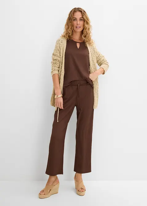 Pantaloni con elastico in vita, bonprix