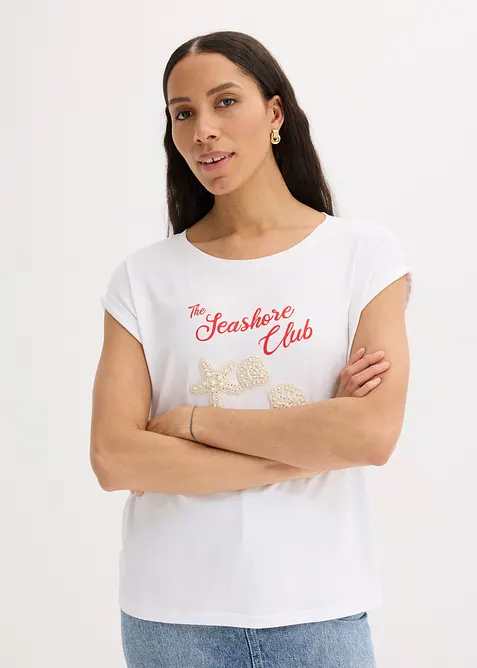 T-shirt in viscosa morbida, bonprix