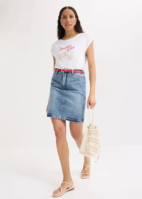 T-shirt in viscosa morbida, bonprix
