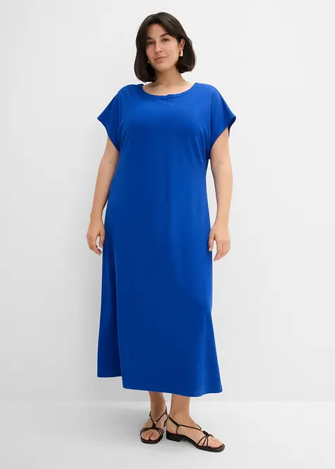 Abito midi in misto viscosa morbido, bonprix