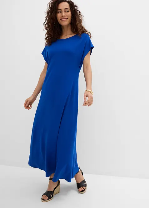 Abito midi in misto viscosa morbido, bonprix
