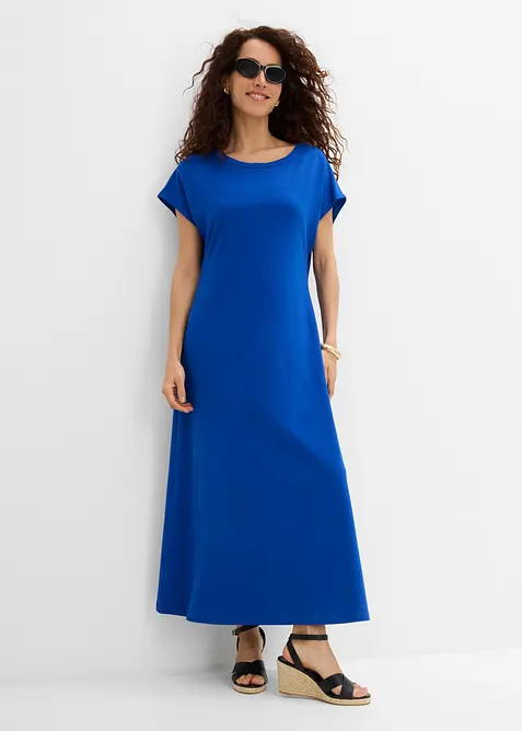 Abito midi in misto viscosa morbido, bonprix