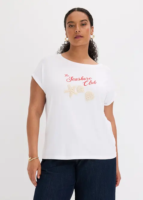 T-shirt in viscosa morbida, bonprix