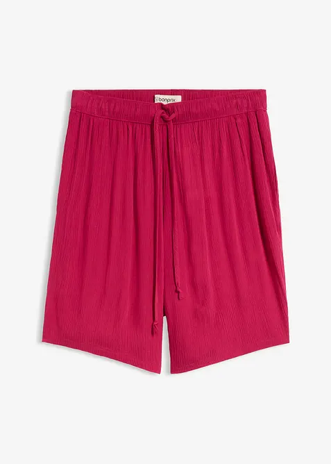 Shorts con elastico in vita in viscosa operata, bonprix