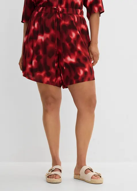 Shorts con elastico in vita in viscosa operata, bonprix