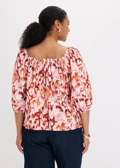 Blusa in misto viscosa fine, bonprix