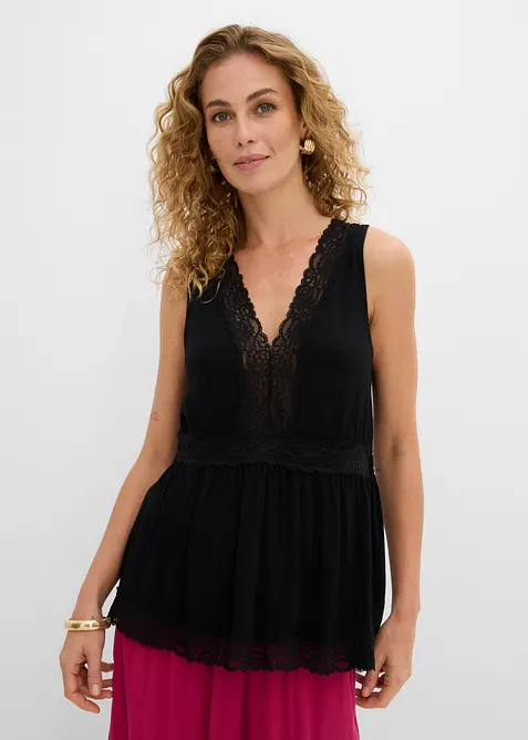 Top con pizzo, bonprix