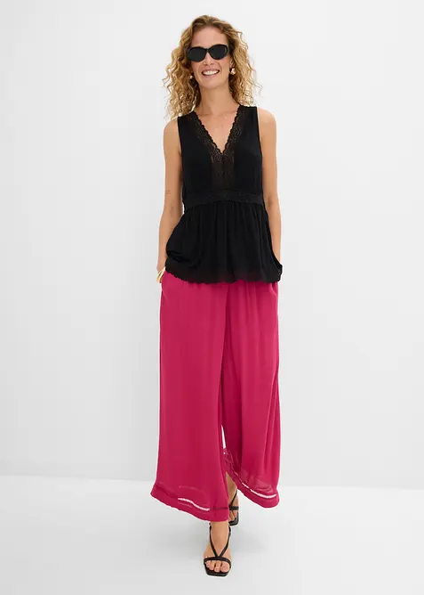Top con pizzo, bonprix