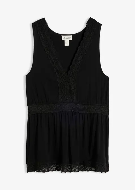Top con pizzo, bonprix