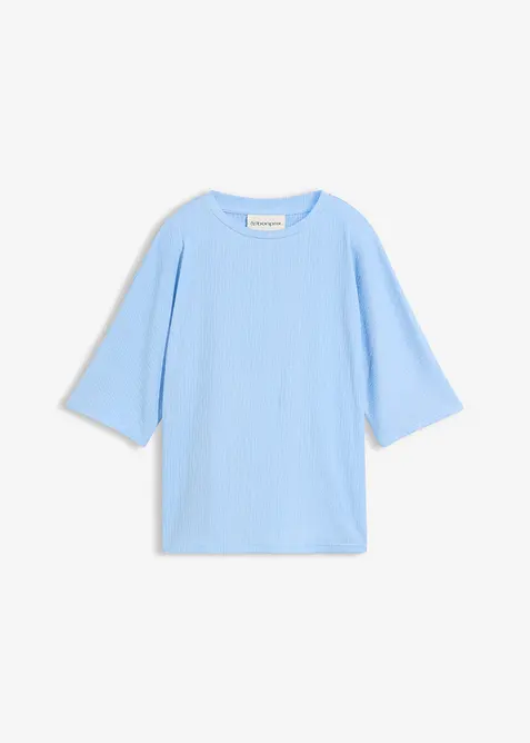 Maglia in materiale operato, bonprix