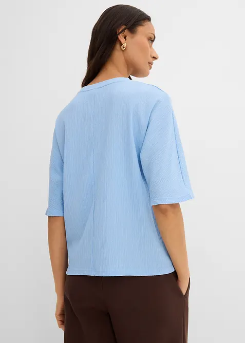 Maglia in materiale operato, bonprix