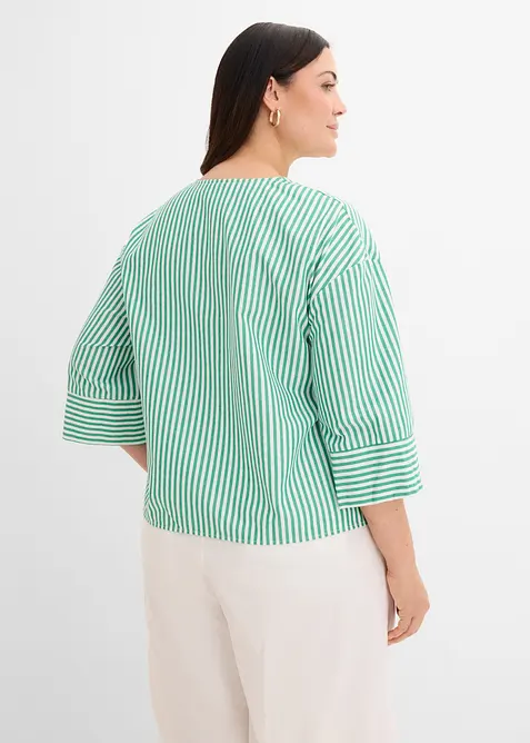 Camicetta a righe in puro cotone, bonprix
