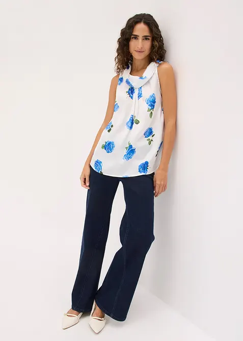 Top in satin fluido, bonprix