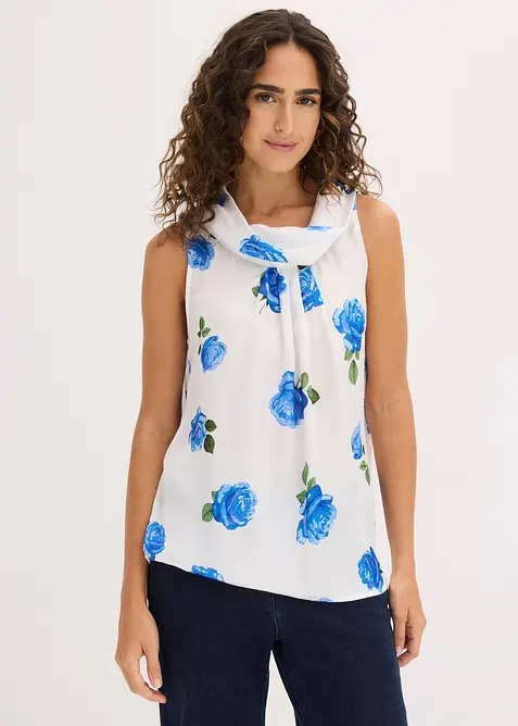Top in satin fluido, bonprix