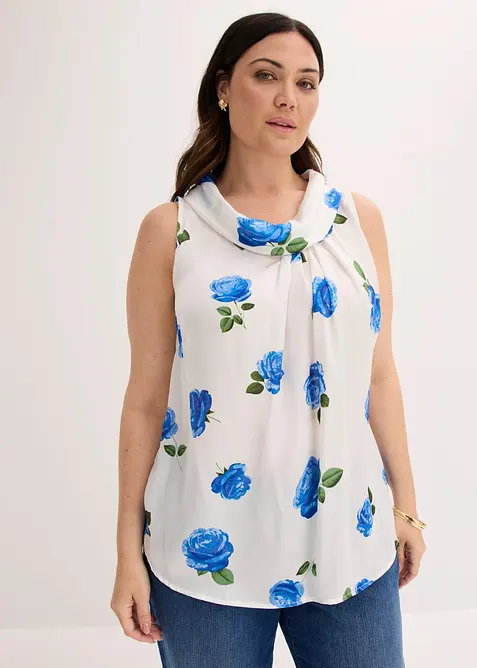 Top in satin fluido, bonprix
