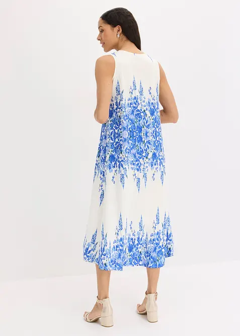 Abito midi in misto viscosa fine, bonprix
