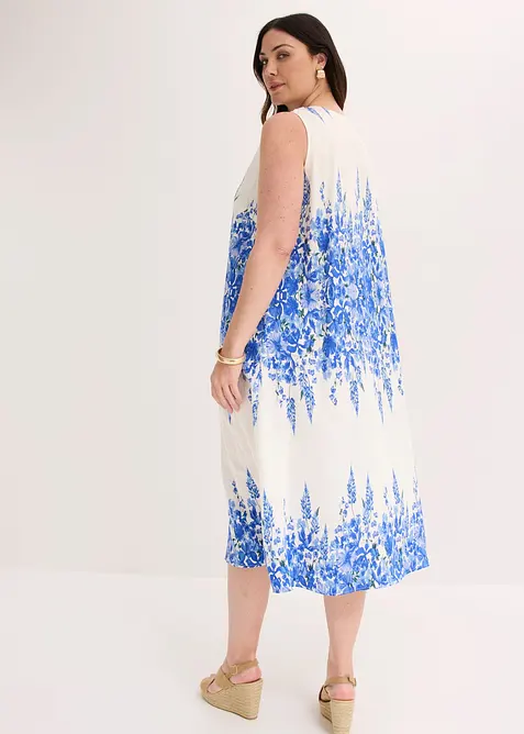 Abito midi in misto viscosa fine, bonprix