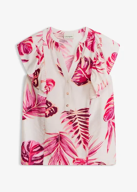Blusa in misto viscosa fluido, bonprix
