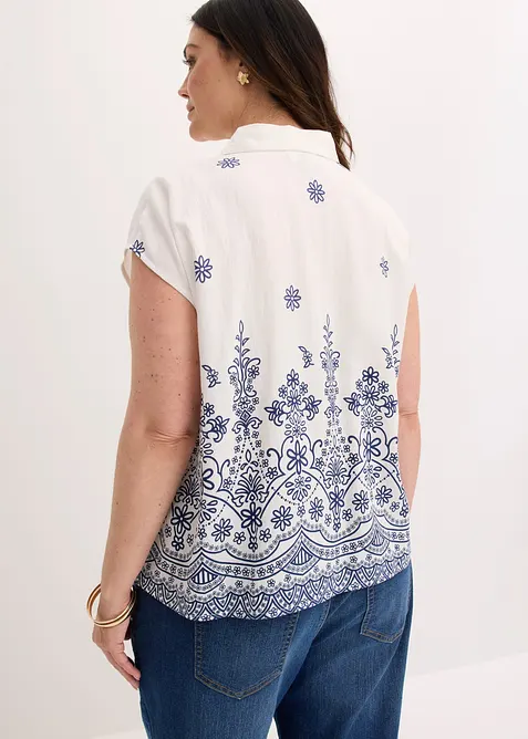 Camicetta in misto viscosa fluido, bonprix