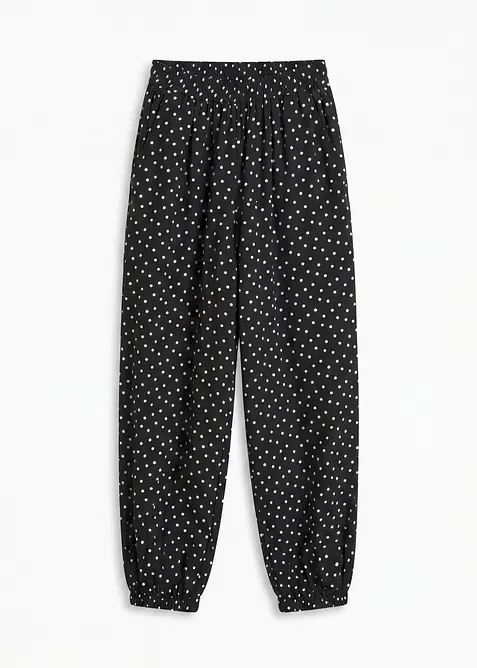 Pantaloni a palloncino in viscosa fluida, bonprix