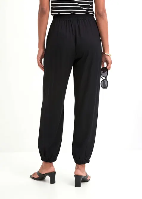 Pantaloni a palloncino in viscosa fluida, bonprix