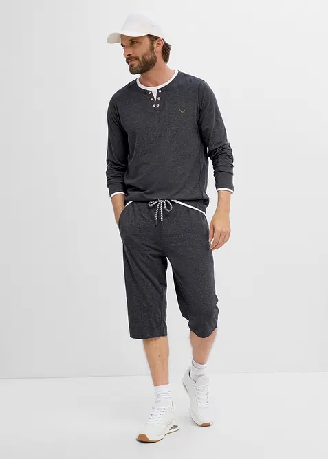 Bermuda lunghi in jersey di puro cotone biologico (pacco da 2), bonprix