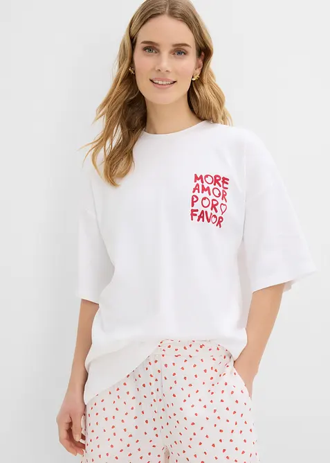 Maxi maglia in puro cotone biologico, bonprix