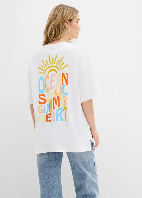 Maxi maglia in puro cotone biologico, bonprix