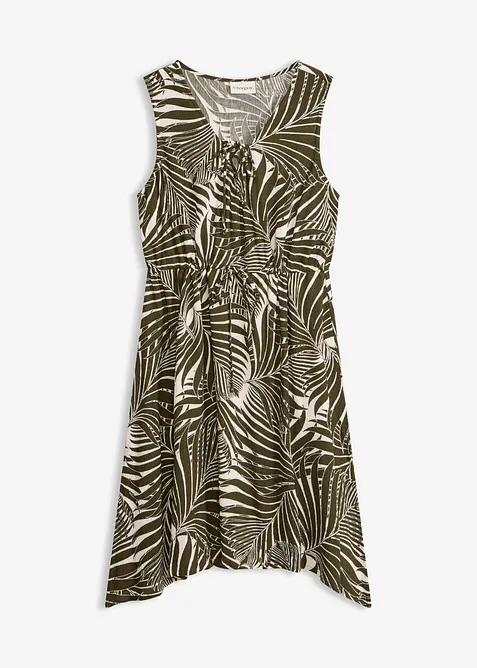 Abito da mare in crinkle operato, bonprix