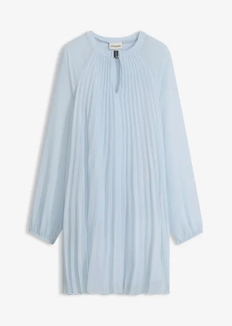 Miniabito plissettato in chiffon fine, bonprix